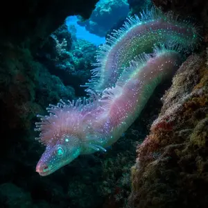 Electric eel + Sea anemone